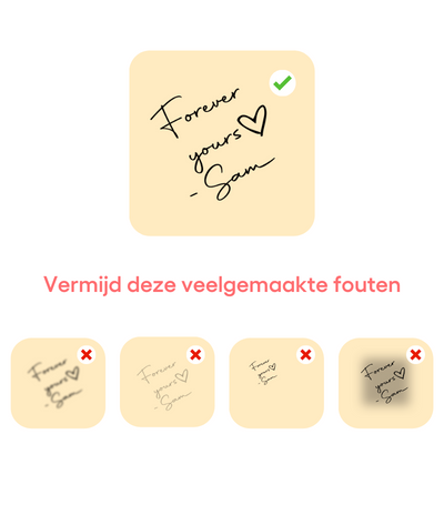 Voor een helder en scherp resultaat