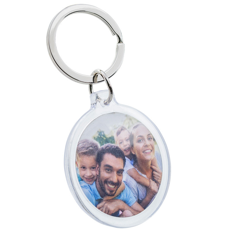 Porte-clés Photo Acrylique personnalisé – Rond