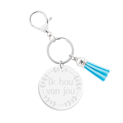 Gepersonaliseerde Acryl Sleutelhanger met...