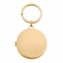 Porte-clés Photo Luxe Médaillon Rond Personnalisé Porte-clés Photo Luxe Médaillon Rond Personnalisé