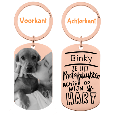 Gepersonaliseerde Sleutelhanger met Gegraveerde...