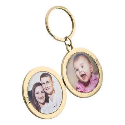 Gepersonaliseerde  Fotohouder Sleutelhanger...